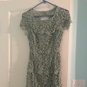 Lulus midi lace dress